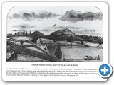 Lebanon National Cemetery, Post Civil War Pen and Ink Sketch